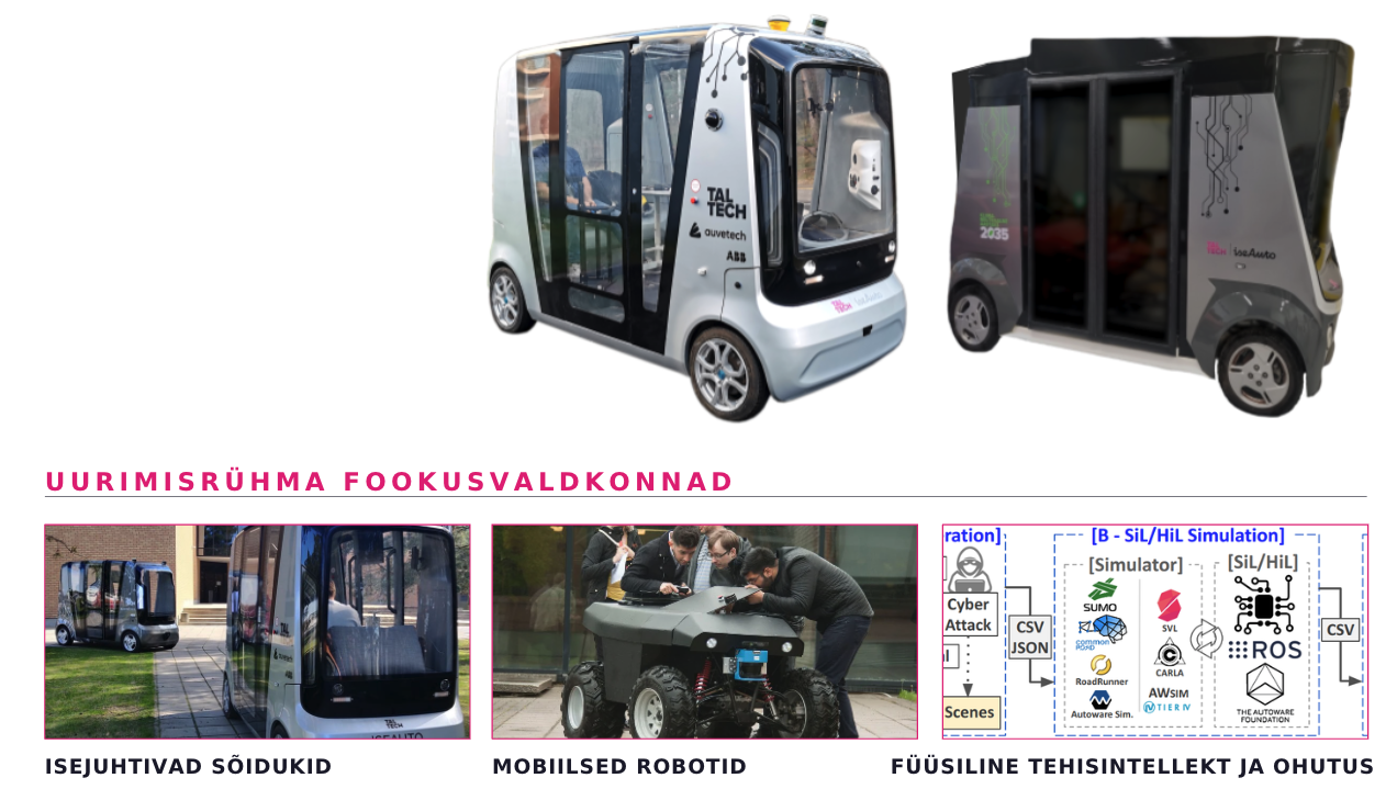 Uurimisgrupi fookusvaldkonnad