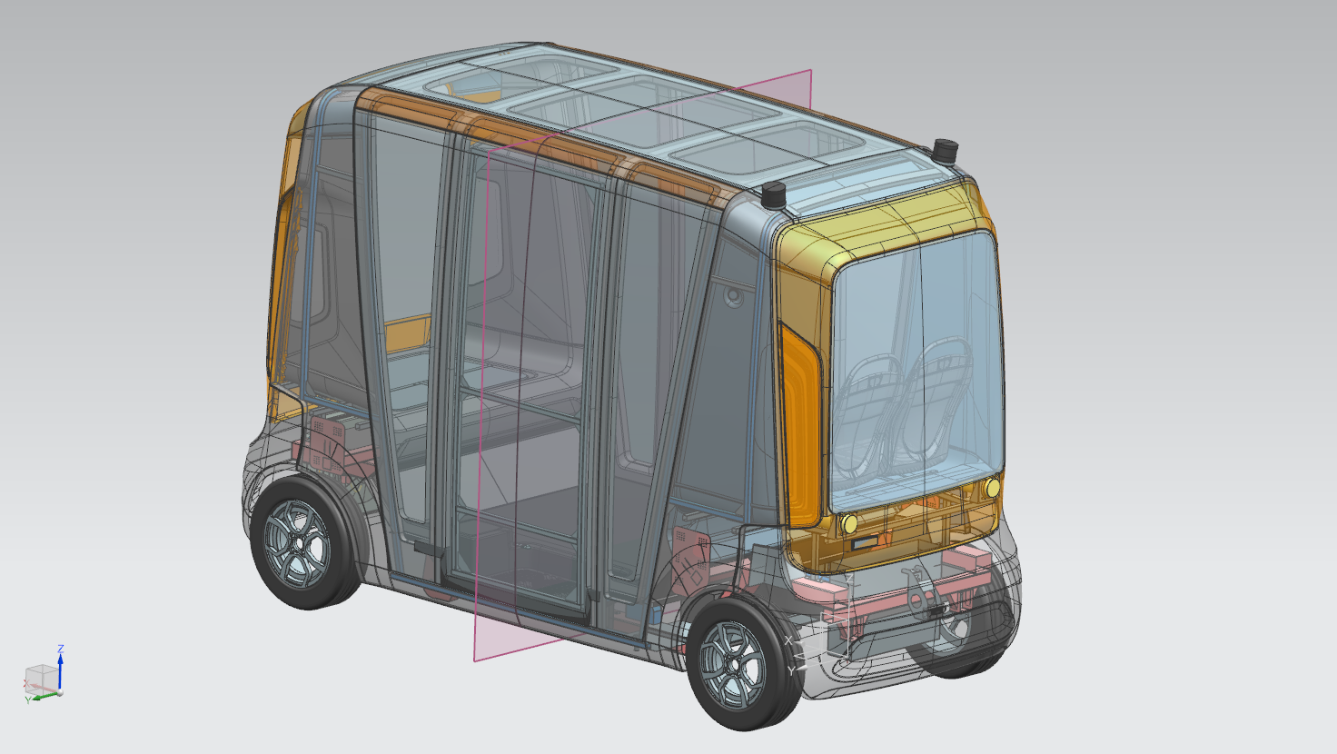 ISEAUTO v1 — vehicle assembly and main components