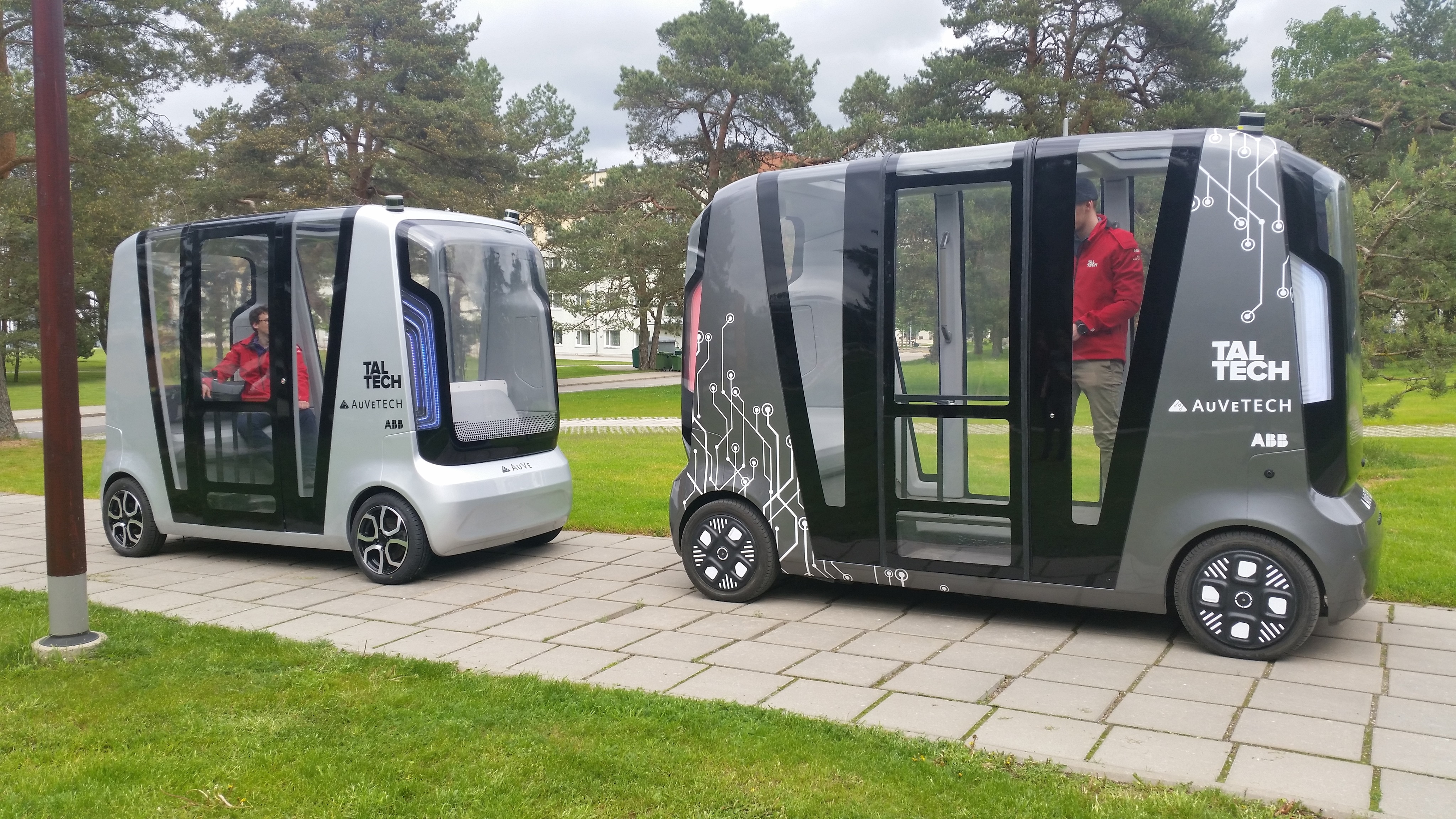 TalTech iseAuto v1 shuttle — side view